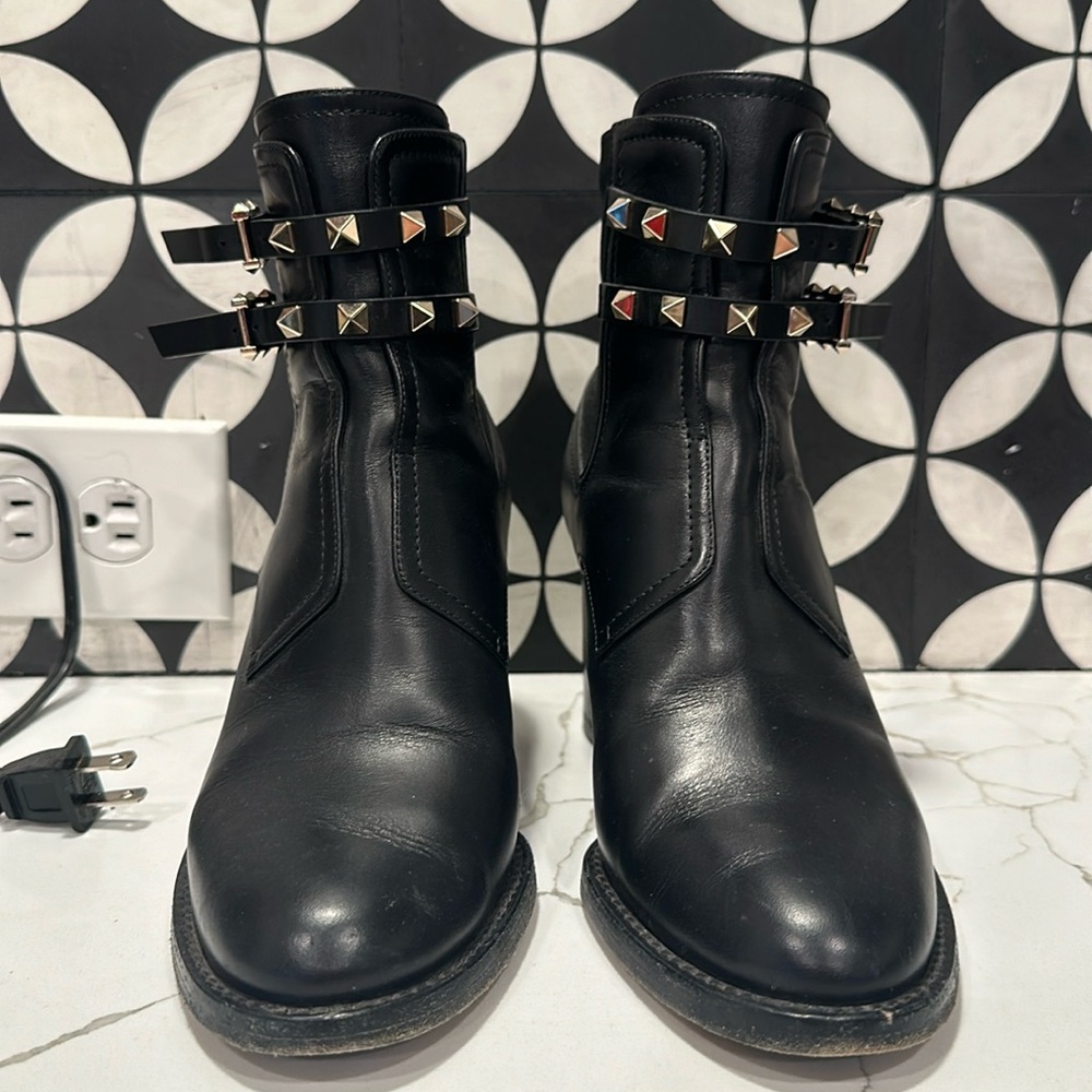 Valentino booties with the rock studs. Size 39
